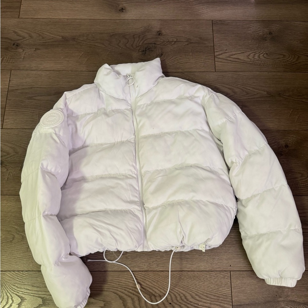 FABLETICS White Zip up Puffer Jacket Women's Size 2XS